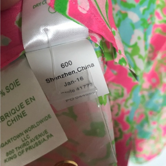 NWT Lilly Pulitzer SOUTHERN CHARM ELSA XS. RETAIL $158. HTF. - Picture 7 of 7